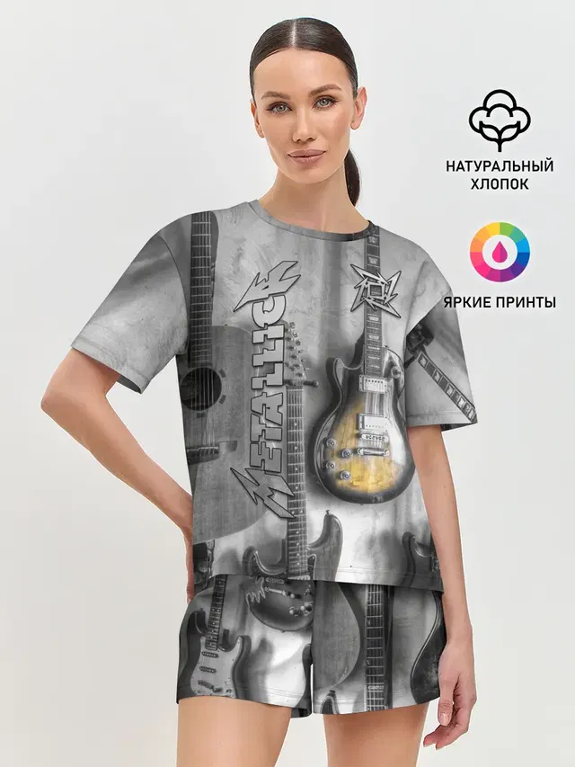Женская пижама с шортами