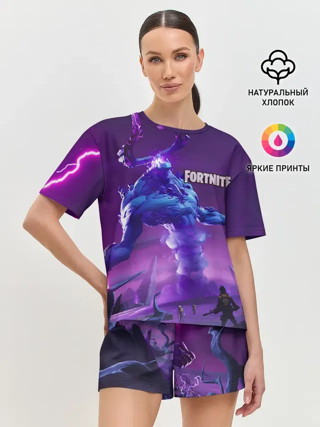 Женская пижама с шортами