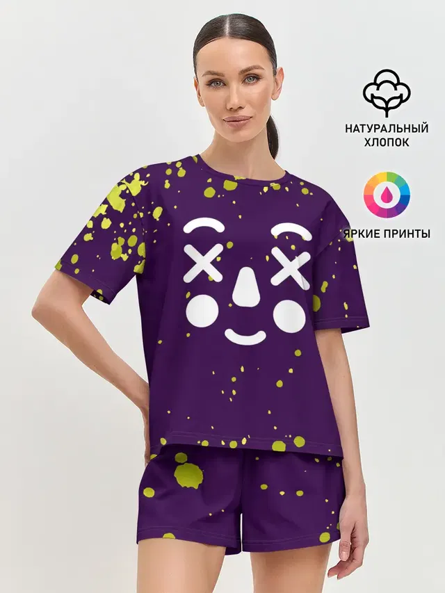 Женская пижама с шортами