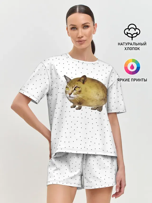 Женская пижама с шортами