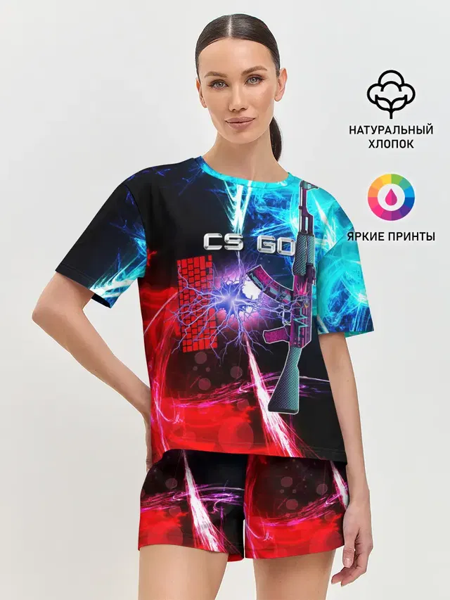 Женская пижама с шортами
