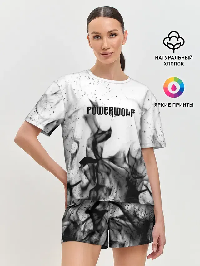 Женская пижама с шортами