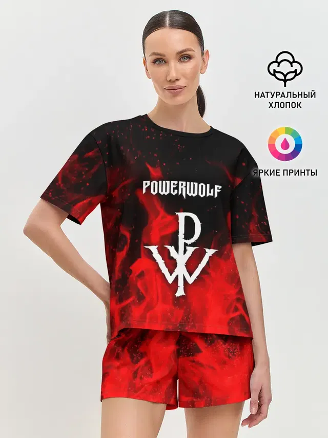 Женская пижама с шортами
