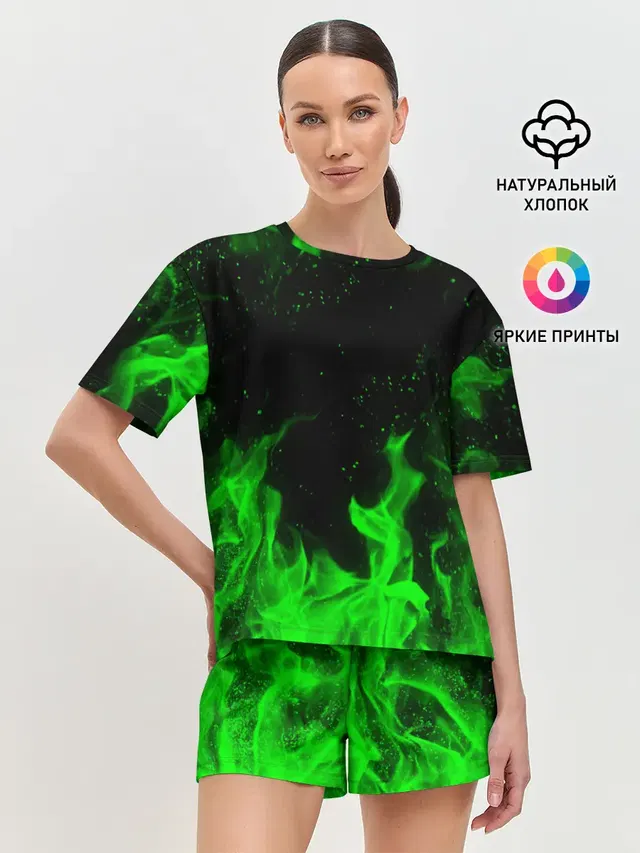 Женская пижама с шортами