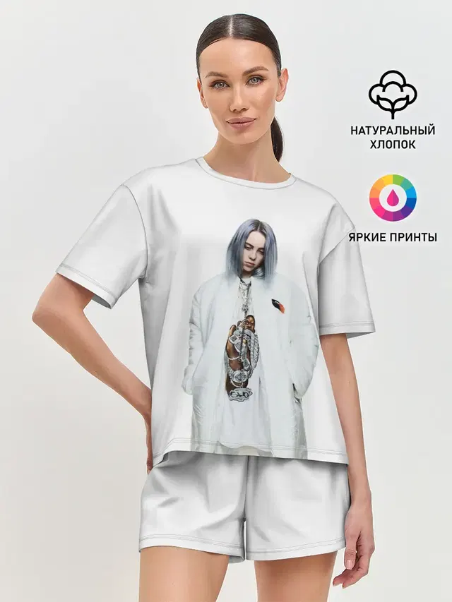 Женская пижама с шортами