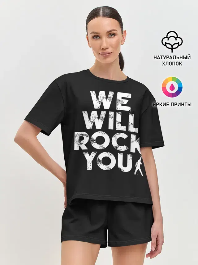 Женская пижама с шортами