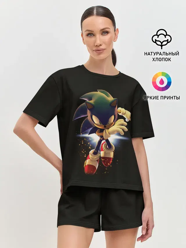 Женская пижама с шортами