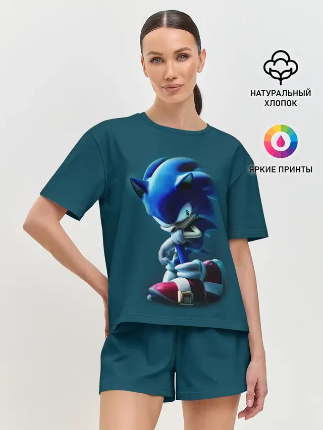Женская пижама с шортами