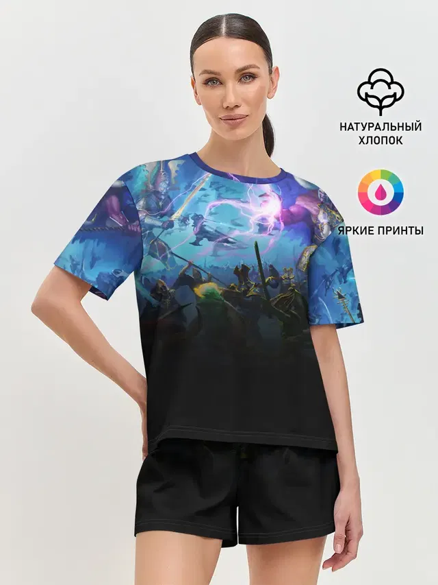Женская пижама с шортами