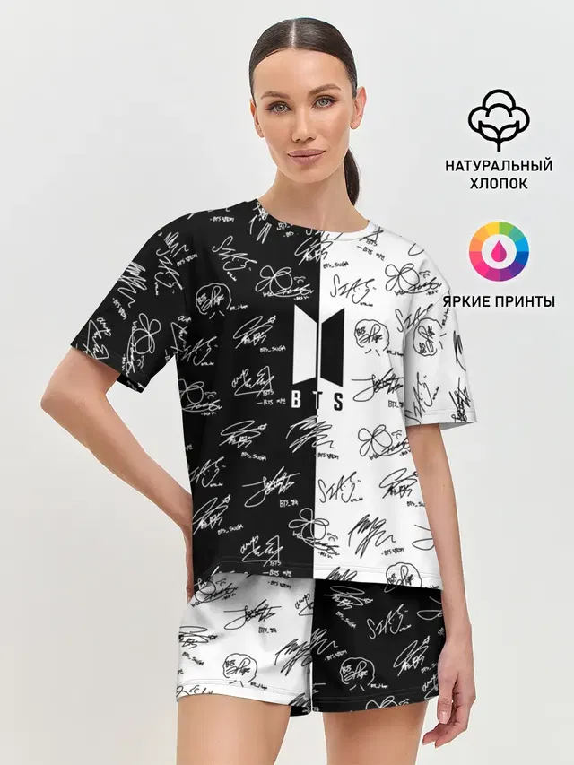 Женская пижама с шортами