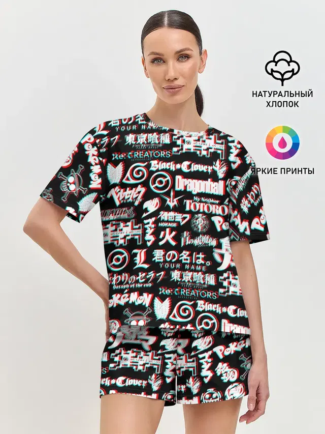 Женская пижама с шортами