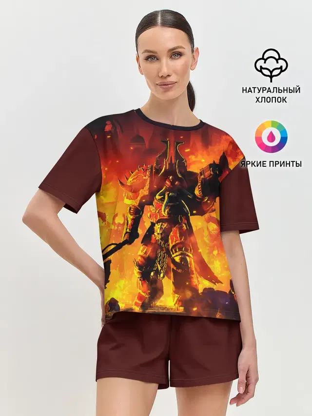 Женская пижама с шортами