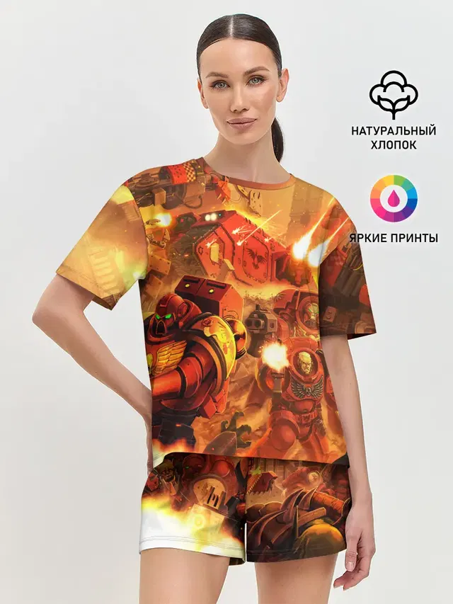 Женская пижама с шортами