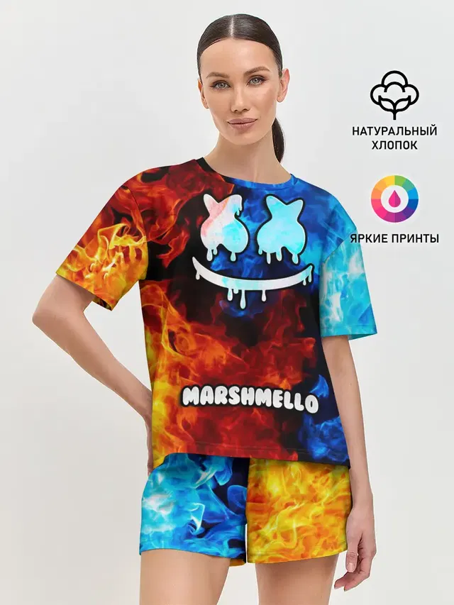 Женская пижама с шортами