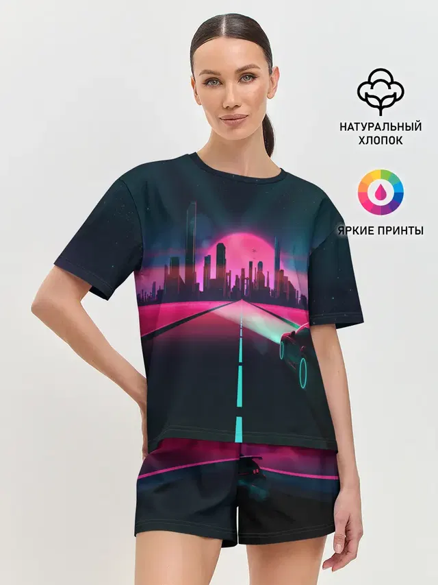 Женская пижама с шортами