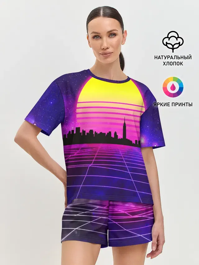 Женская пижама с шортами
