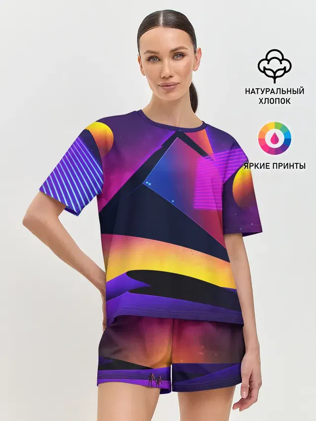 Женская пижама с шортами