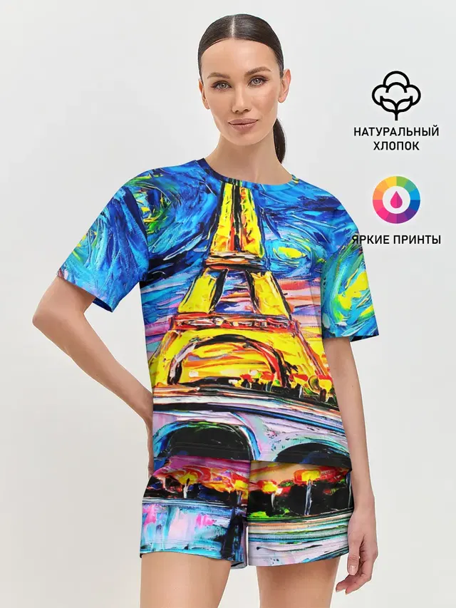Женская пижама с шортами