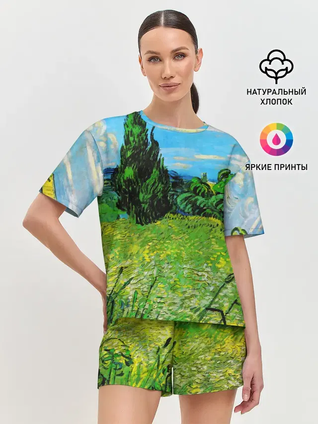 Женская пижама с шортами