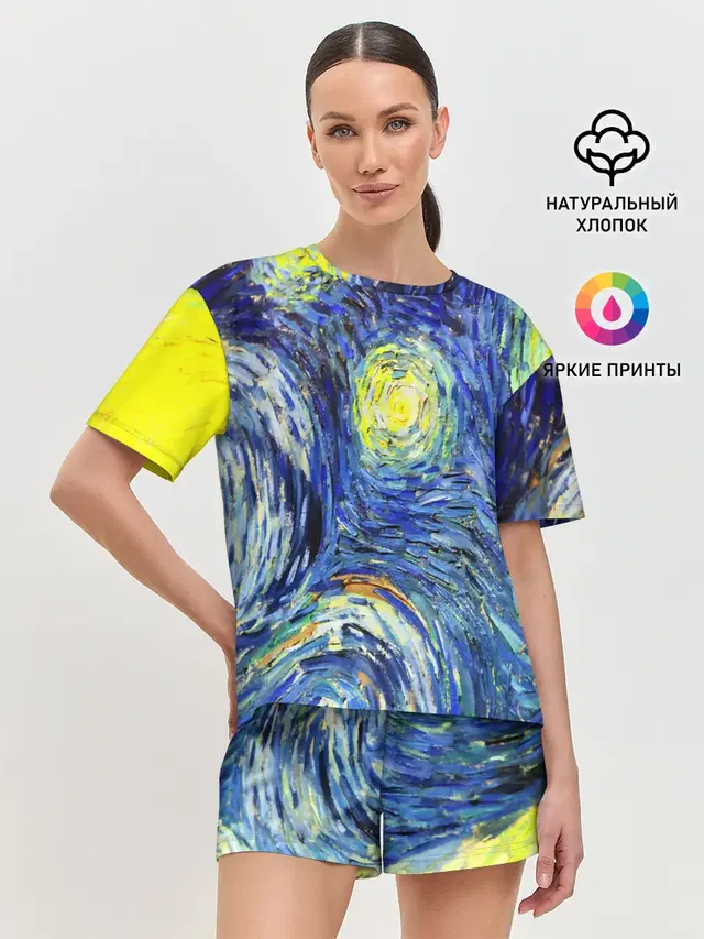 Женская пижама с шортами
