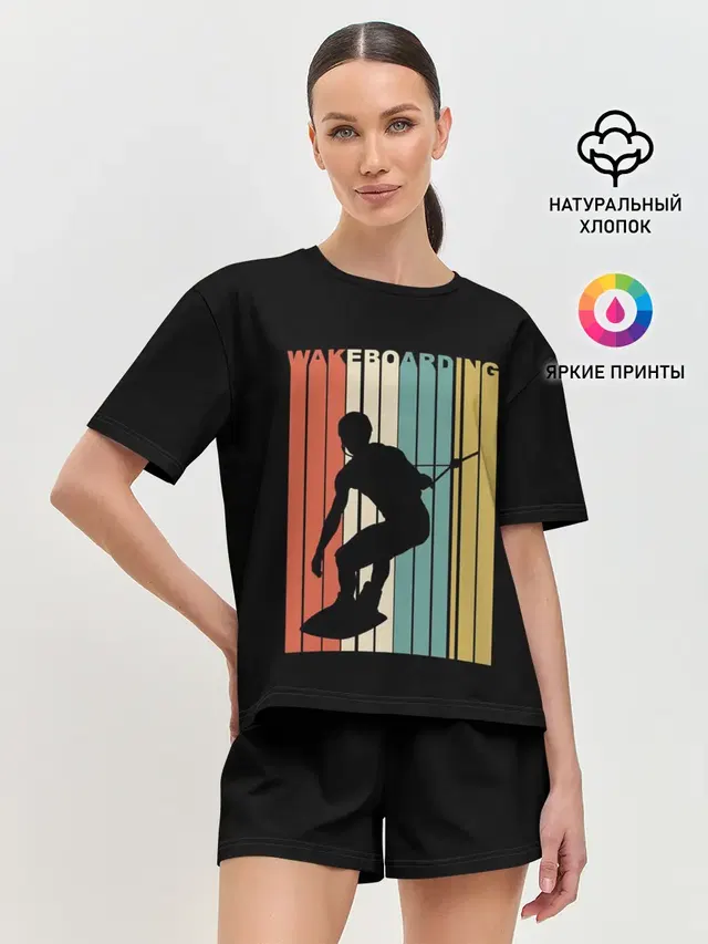 Женская пижама с шортами