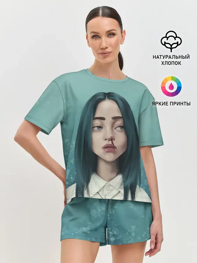 Женская пижама с шортами