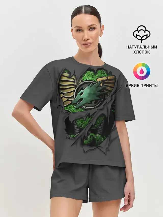Женская пижама с шортами