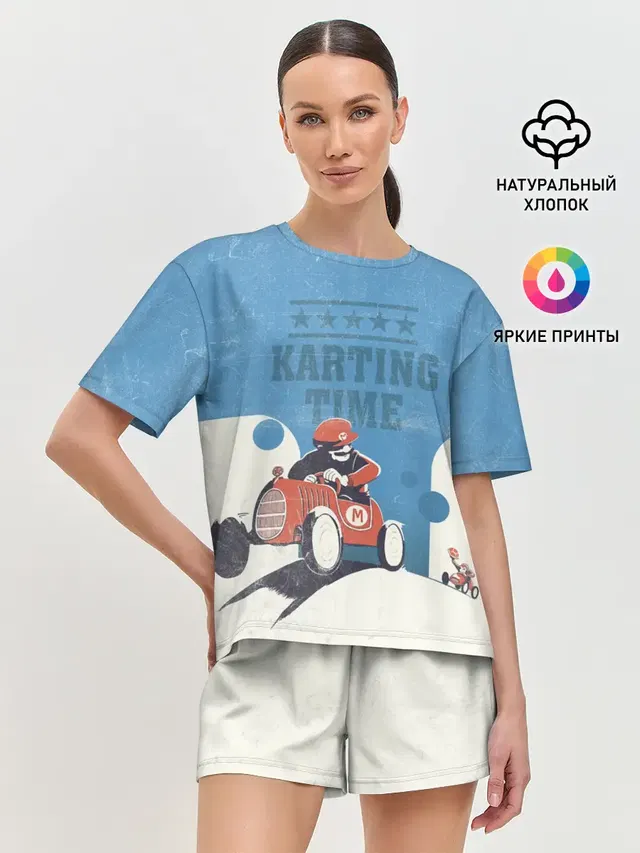 Женская пижама с шортами