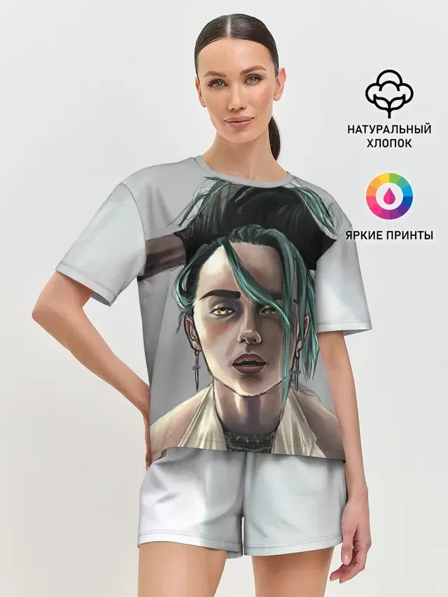 Женская пижама с шортами