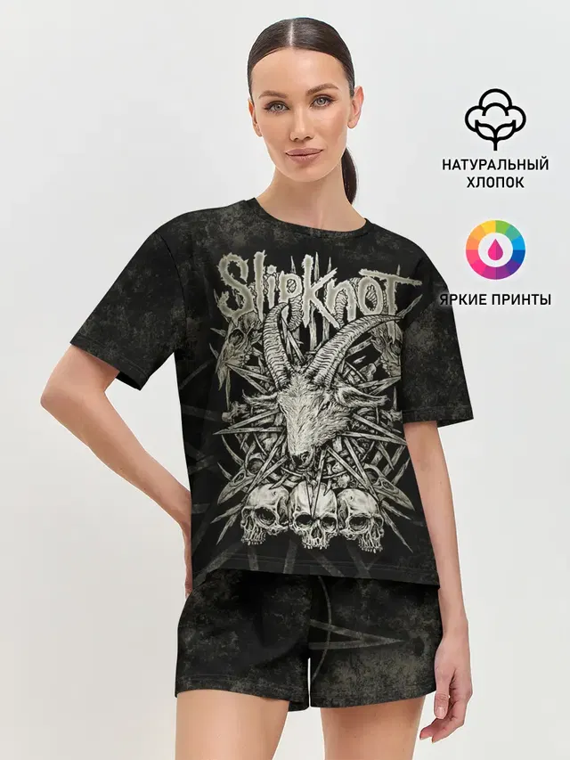 Женская пижама с шортами