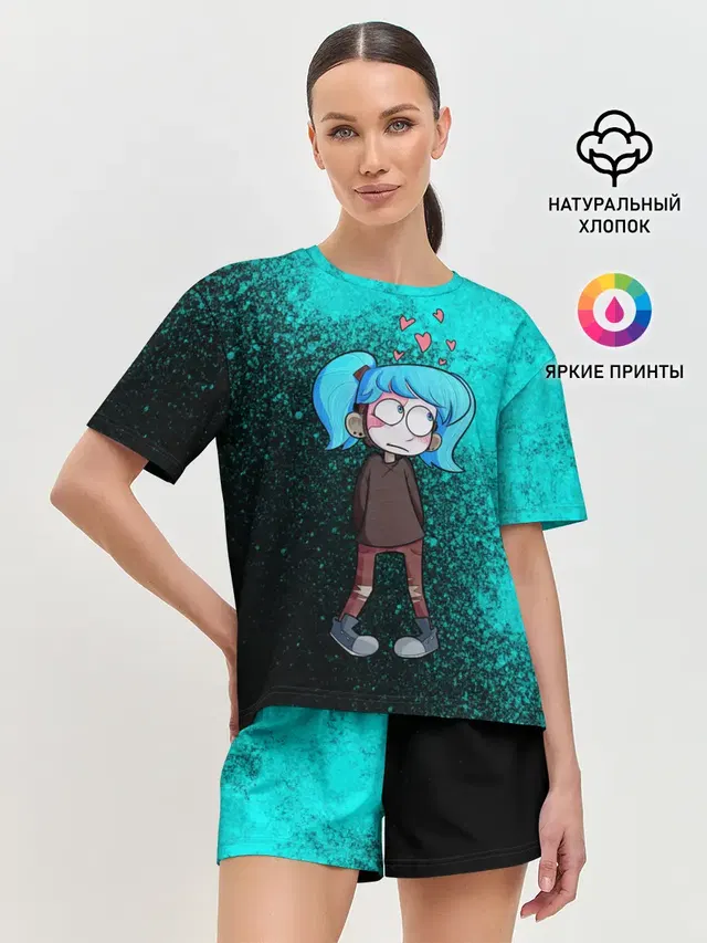Женская пижама с шортами