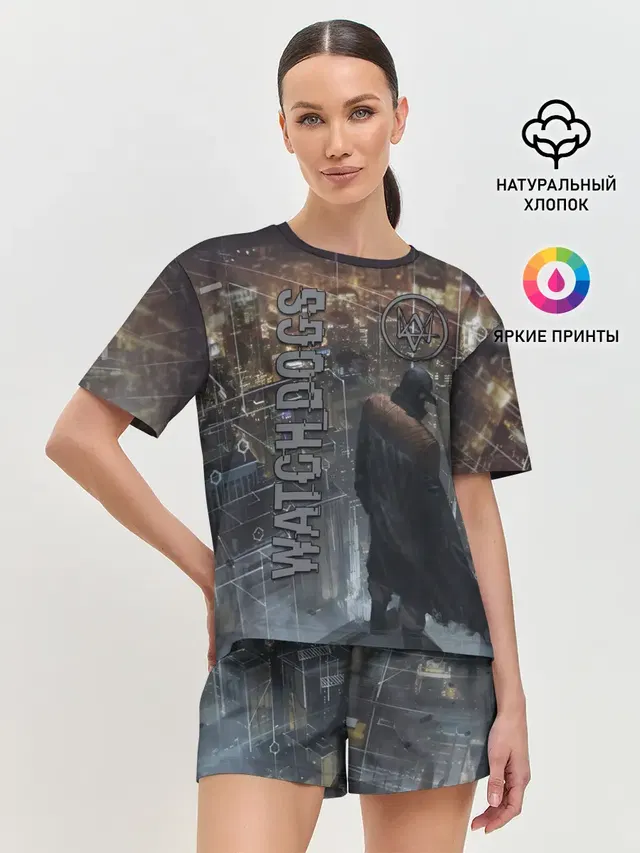 Женская пижама с шортами