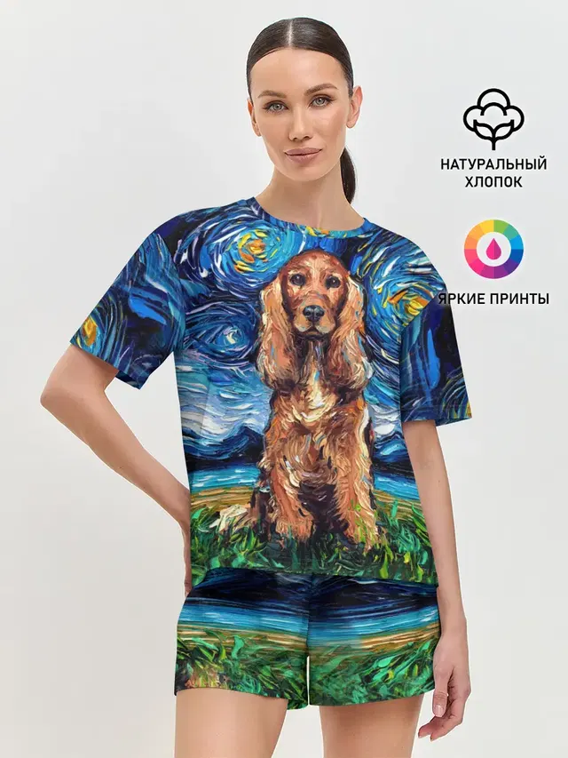 Женская пижама с шортами