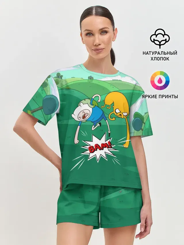 Женская пижама с шортами