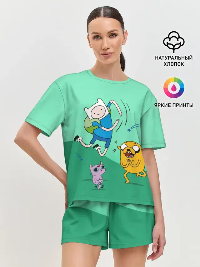 Женская пижама с шортами