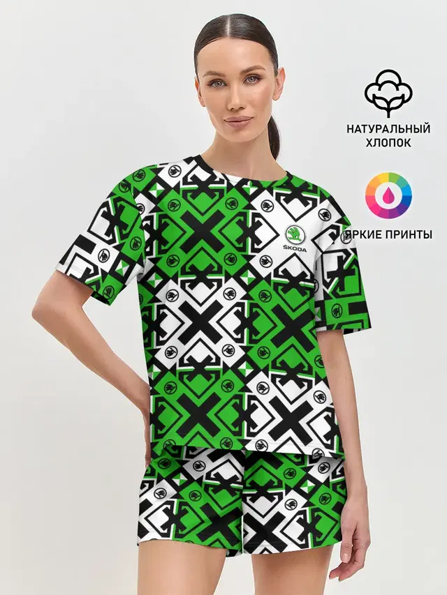Женская пижама с шортами