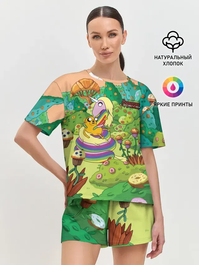 Женская пижама с шортами