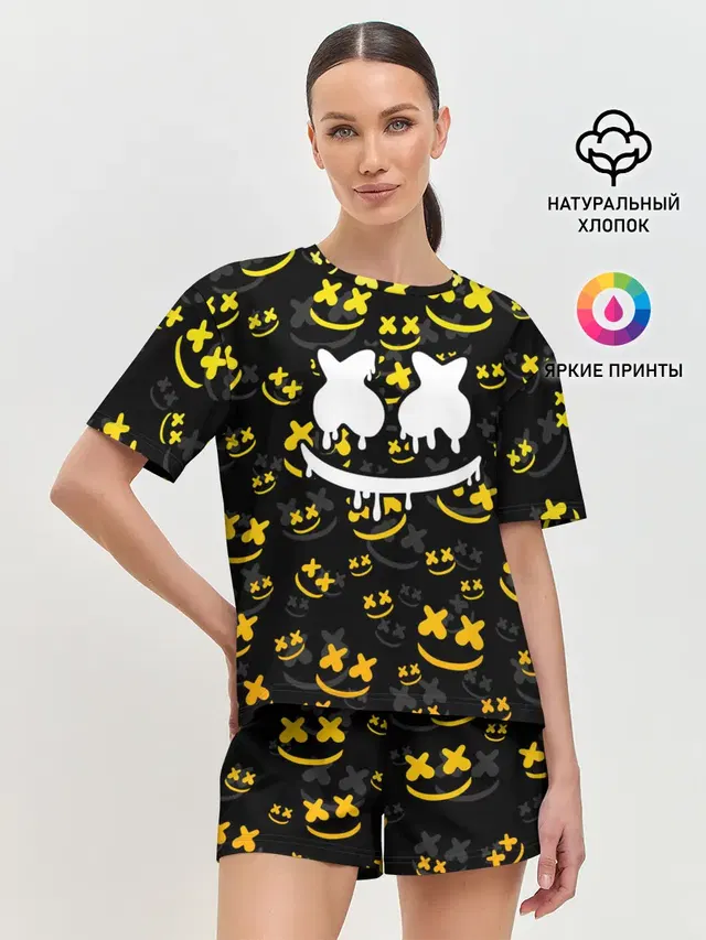 Женская пижама с шортами