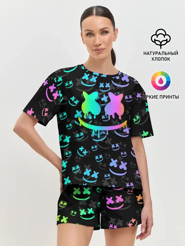 Женская пижама с шортами