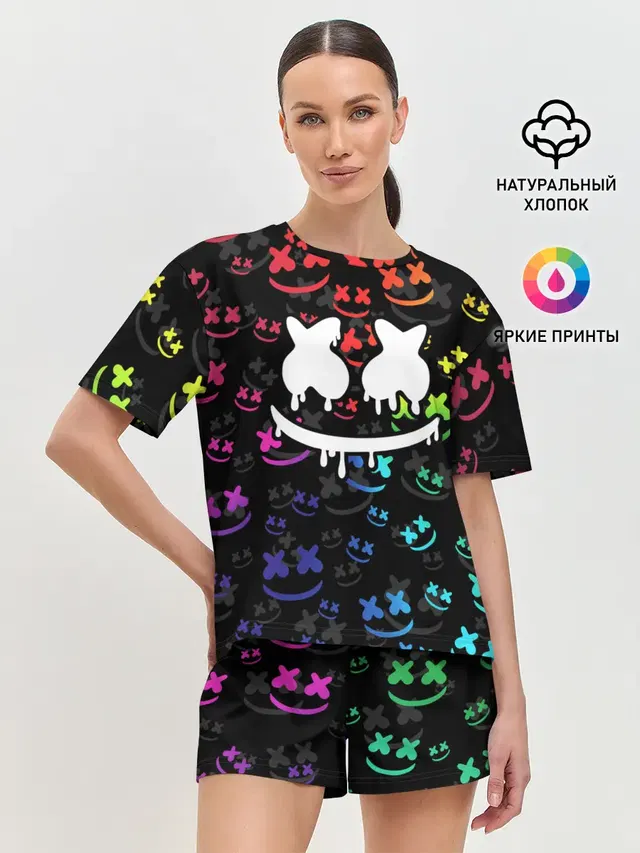 Женская пижама с шортами