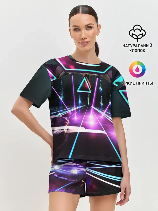 Женская пижама с шортами