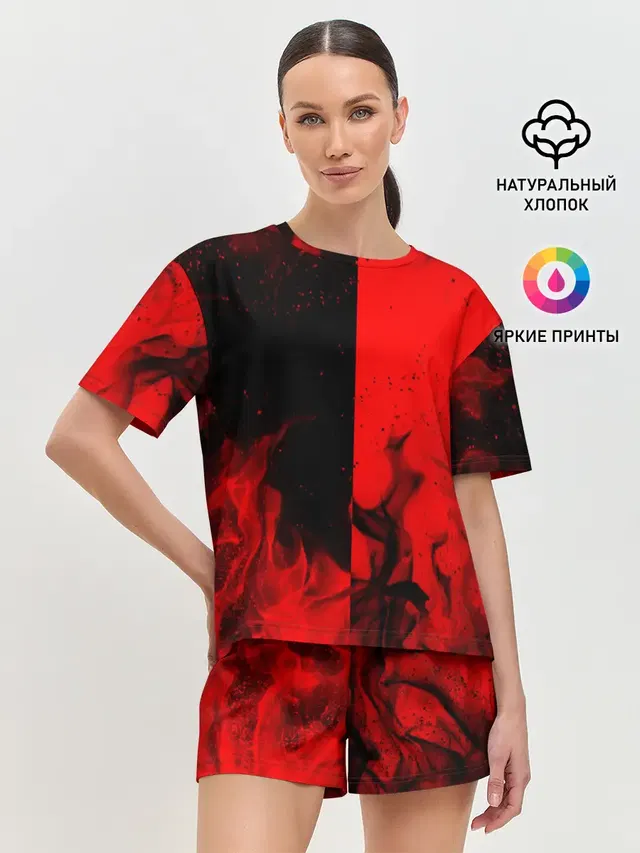 Женская пижама с шортами