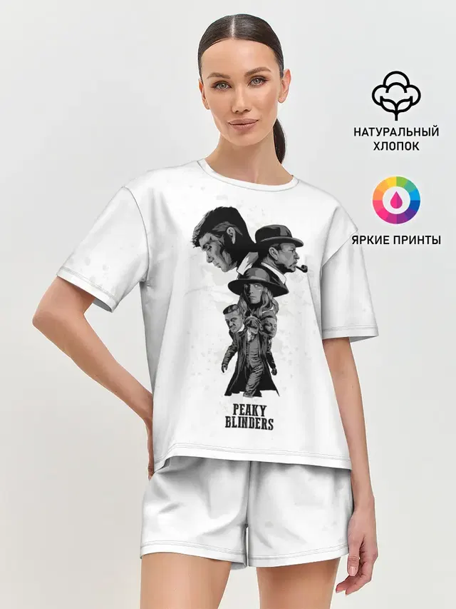 Женская пижама с шортами