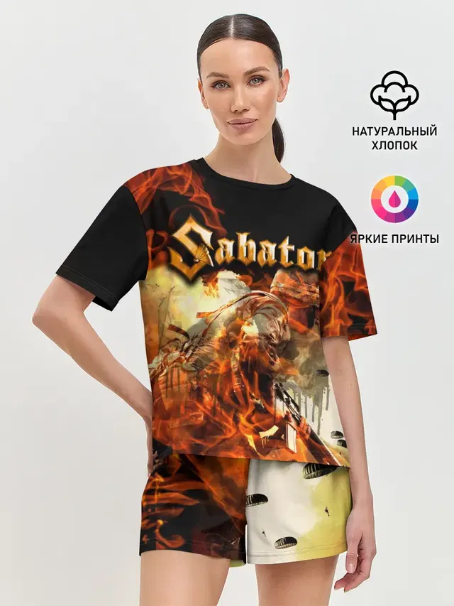 Женская пижама с шортами