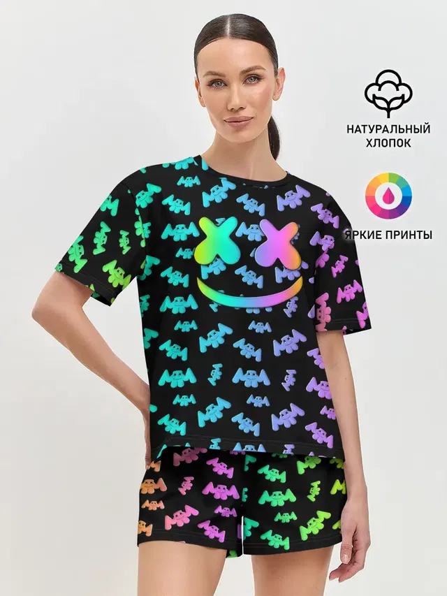 Женская пижама с шортами