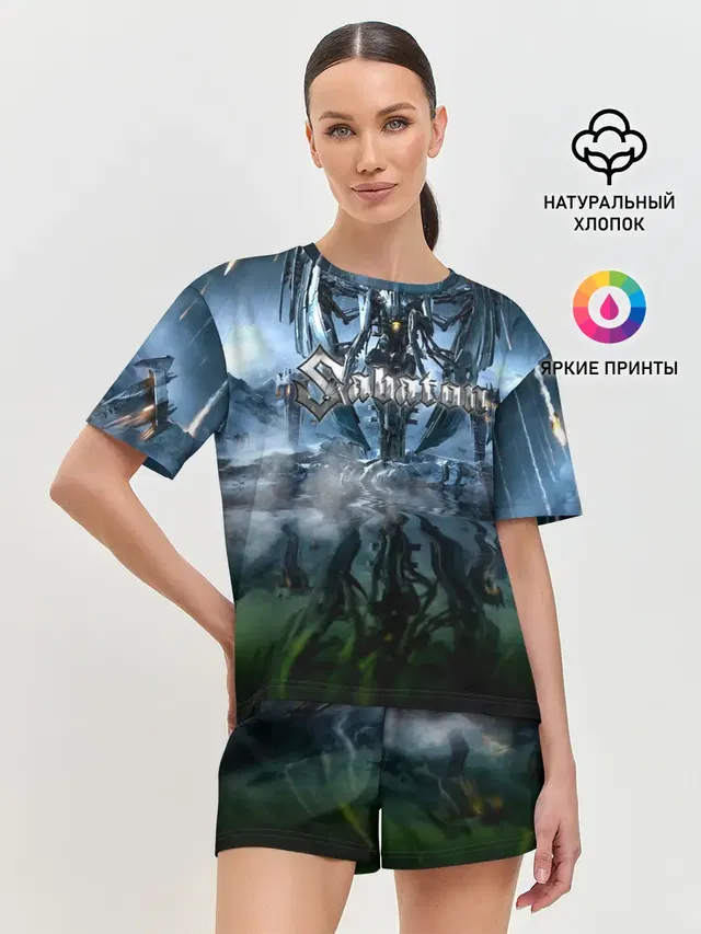 Женская пижама с шортами