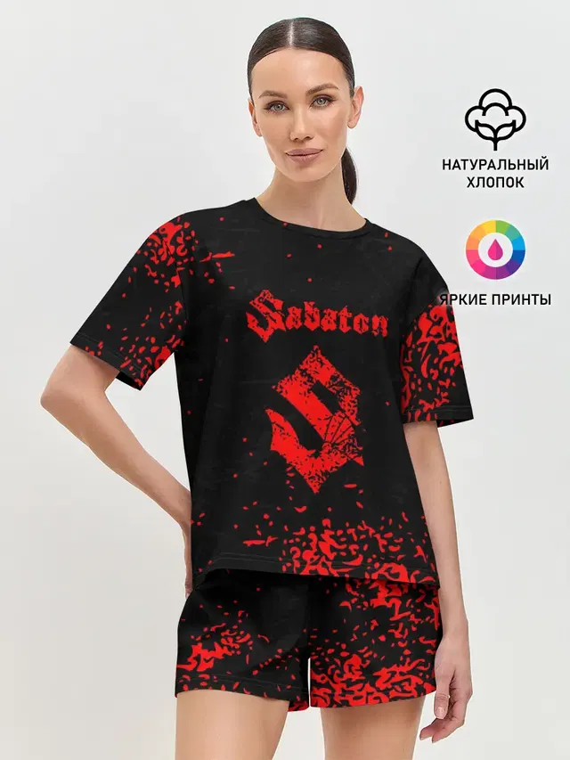 Женская пижама с шортами