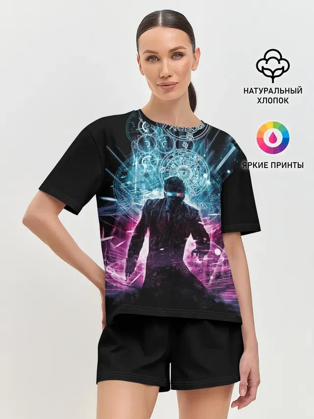 Женская пижама с шортами