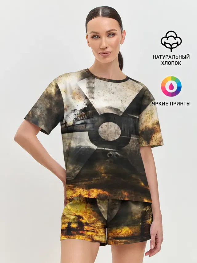 Женская пижама с шортами
