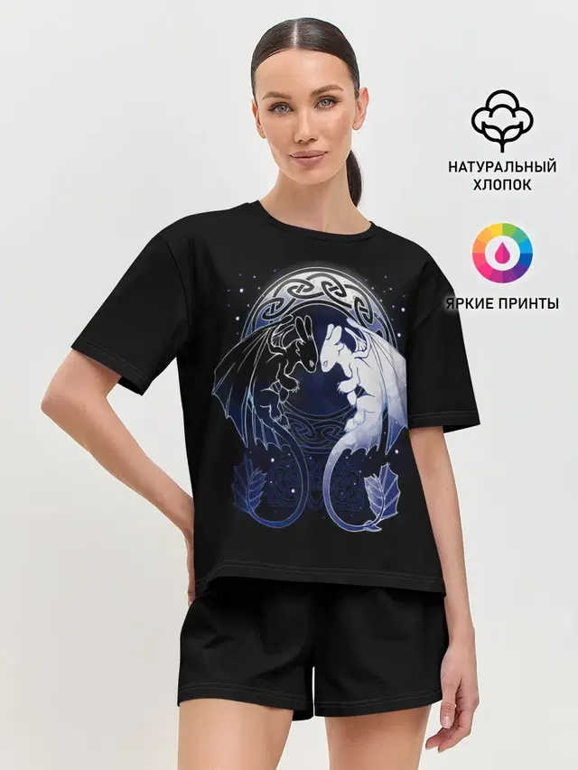 Женская пижама с шортами